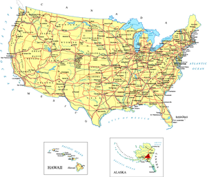 Map of Billionaire spottings in America