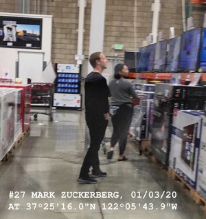 Mark Zuckerberg sighting